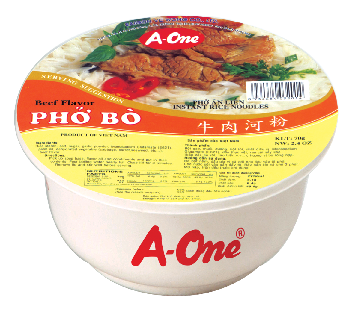 Phở bò ly