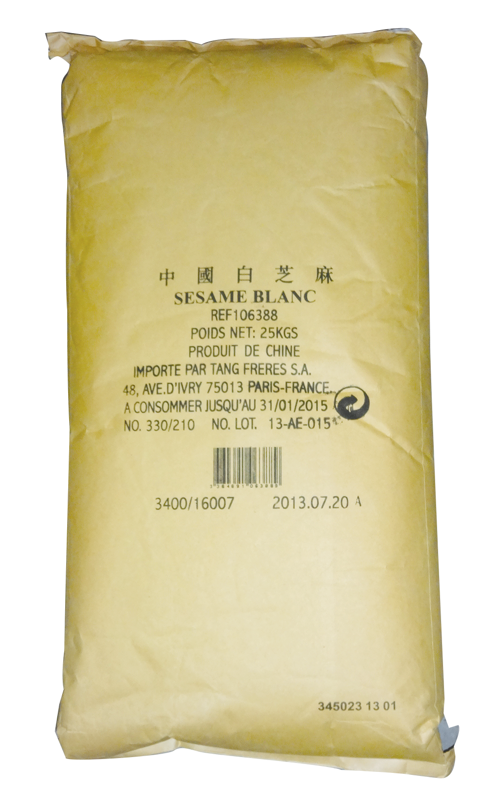 Hạt vừng trắng 25kg